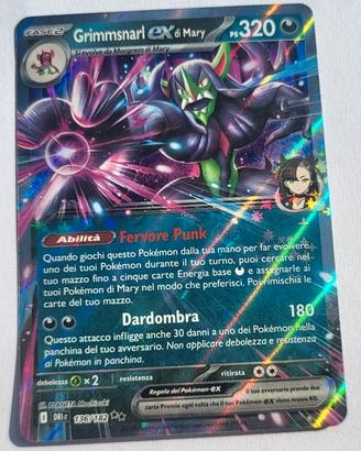 Grimmsnarl ex di Mary 136/182 DRI ITA mint