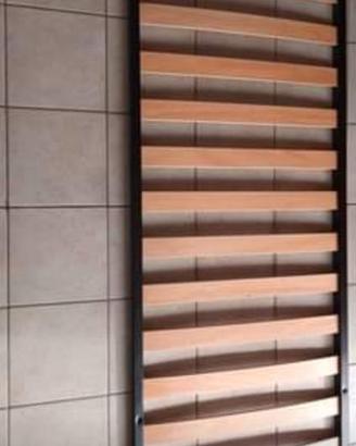 rete con doghe in legno