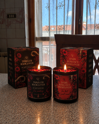 Candele Grandi Per Lettori di Thriller e Romance