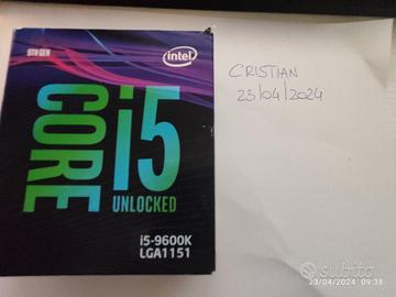 CPU i5 9600k UNLOCKED - Socket LGA 1151 -