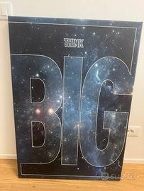 Stampa su tela COSMO THINK BIG - 100x140