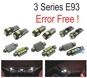 KIT 18 LAMPADE LED INTERNE BMW SERIE 3 E93 CABRIO 