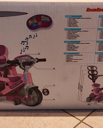 FEBER TRICICLO BABY TWIST PINK