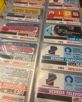 Collezzione tessere telefoniche