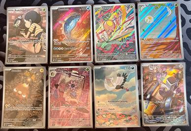 Carte Pokemon lotto 8 carte
