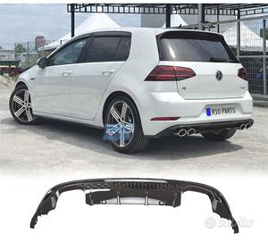 DIFFUSORE VOLKSWAGEN VW GOLF 7.5 17-20 LOOK R NERO