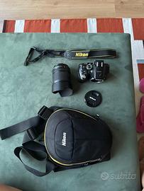 Nikon  D5300 + Nikkor 18-105mm VR, kit completo.