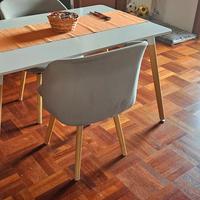 Tavolo Design Scandinavo 80x120 – Legno e Minimale