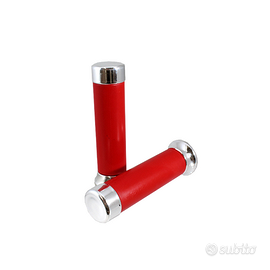 COPPIA MANOPOLE ROSSE COMPATIBILI VESPA PX PE PK