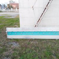 Sponde in alluminio L 3000 x H 600 mm