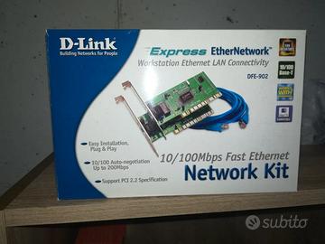 Scheda Rete Ethernet D-Link DFE-528TX 10-100 MBPS