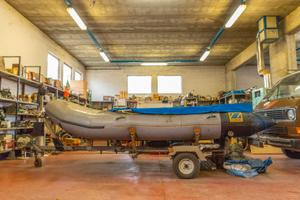 Gommone Zodiac completo di carrello