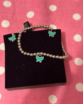 Bracciale e orecchini marlù