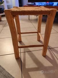 sgabello legno