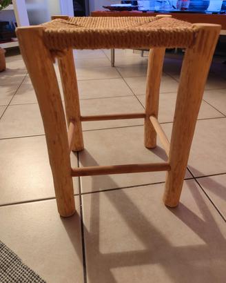 sgabello legno