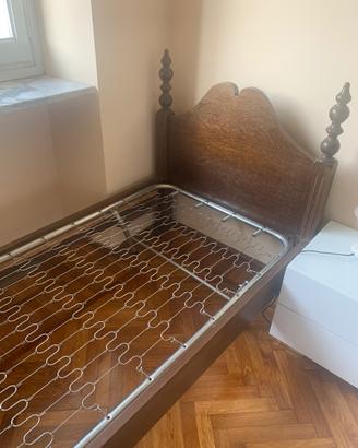 letto singolo singolo con rete
