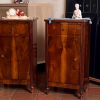 Coppia comodini noce