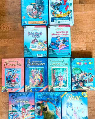 Lotto Giochi PC Big Box Vintage SIGILLATI - Disney