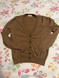Cardigan con scollo a V in lana di Lazzari