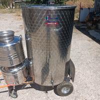 contenitore per olio alimentare lt300 acciaio inox