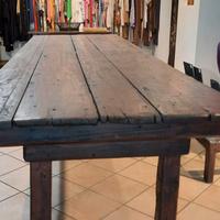 TAVOLO RUSTICO IN LEGNO MASSELLO