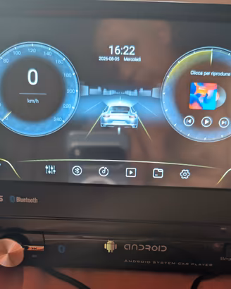 autoradio Android schermo estraibile
