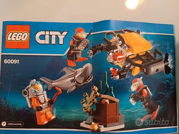 lego city 60091 esplorazione subacquea 