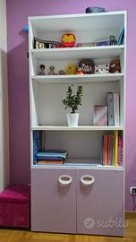 Mobile libreria cameretta con ante 
