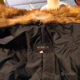 MABRUN - CAPPOTTO UOMO LUNGO - DOPPIO PETTO PELLE 