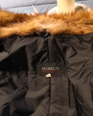 MABRUN - CAPPOTTO UOMO LUNGO - DOPPIO PETTO PELLE 