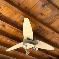 Ventola ventilatore con faretti a soffitto