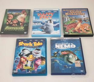 Lotto 5 DVD Cartoni Animati Vari Titoli