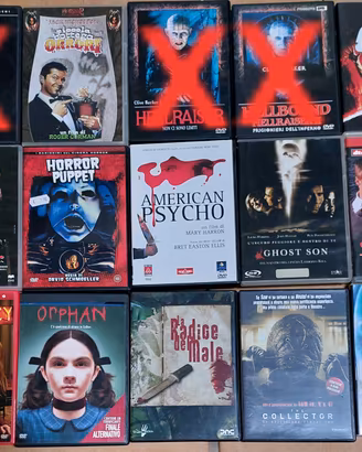Dvd horror/ thriller ex-noleggio 