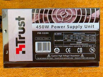 Alimentatore PC Trust 450W PW-5200 NUOVO