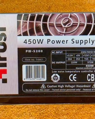 Alimentatore PC Trust 450W PW-5200 NUOVO