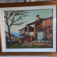 quadro olio su tela di Aldo Parise pitt.vicentino 