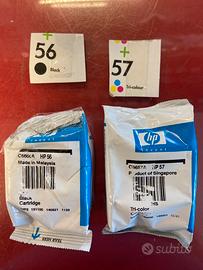 Cartucce per stampante HP originali 56/57