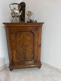 Angoliera antica in legno massello - fine anni 80