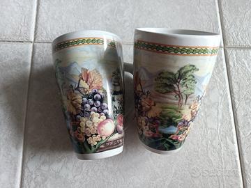 Tazze particolari alte 15cm per tisane o altro 2pz - Collezionismo