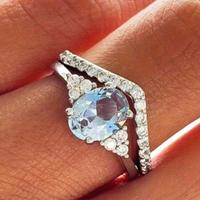 anello modello vintage doppio anello