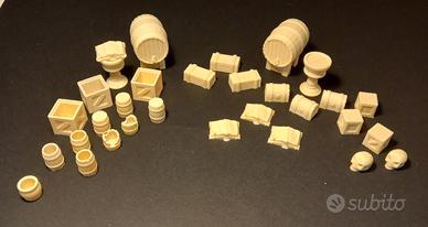 Terrain wargame bundle set accessories x 30 bits 
