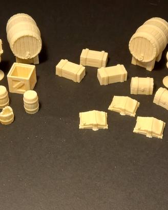 Terrain wargame bundle set accessories x 30 bits 