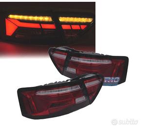 FANALI AUDI A5 11-16 LED ROSSO FUMÉ
