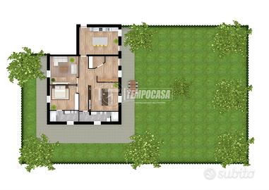 QUADRILOCALE AL PIANO TERRA CON GIARDINO A FOSSATO