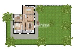QUADRILOCALE AL PIANO TERRA CON GIARDINO A FOSSATO