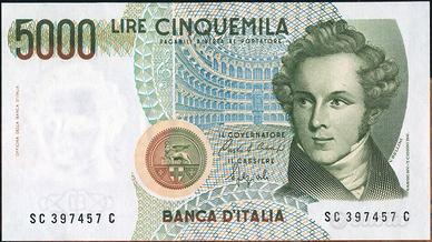 5.000 lire Bellini