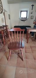 Sedia in noce massello Old America