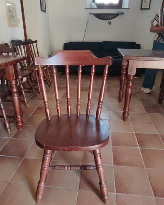 Sedia in noce massello Old America
