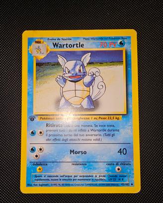 Wartortle 1 edizione