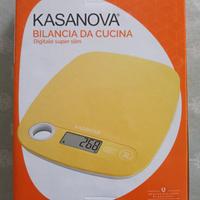 Bilancia da cucina digitale slim 5 kg, gialla